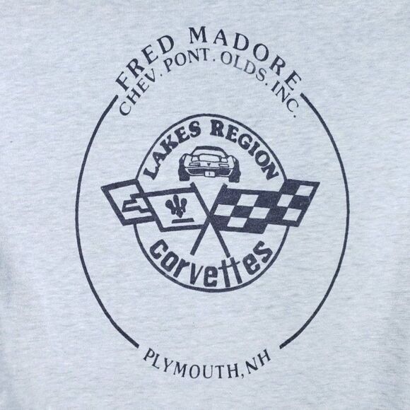 Lakes Region Corvettes T Shirt Vintage 80s 1987 Funspot New Hampshire Medium - Picture 4 of 10